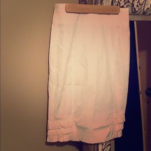 White BeBe pencil skirt